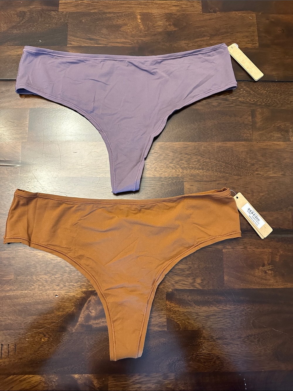 NWT 2 Skims Fits Everybody Thongs Set 3X Copper and Plum